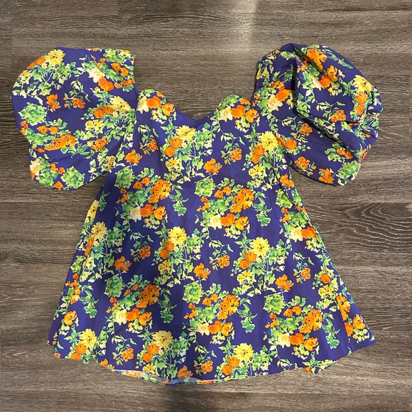 Caroline Constas floral print “Mini Palmer Dress” - Picture 4 of 10